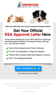 Email Creative - American Service Pets