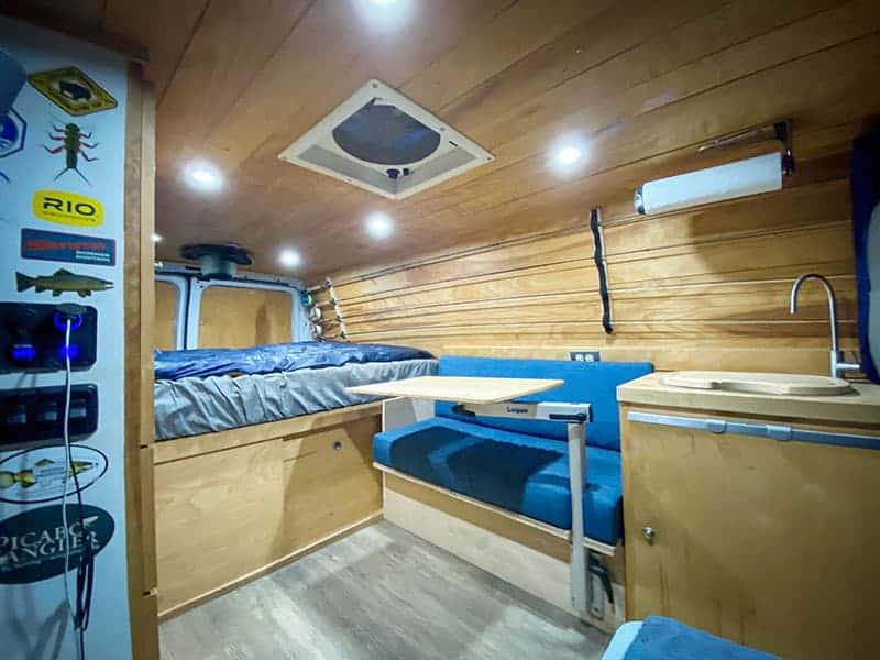 Blog - Interior of my camper van