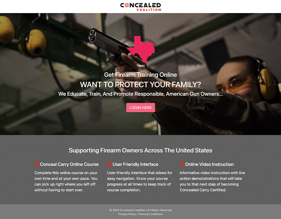 Concealed Coalition Online Training Portal