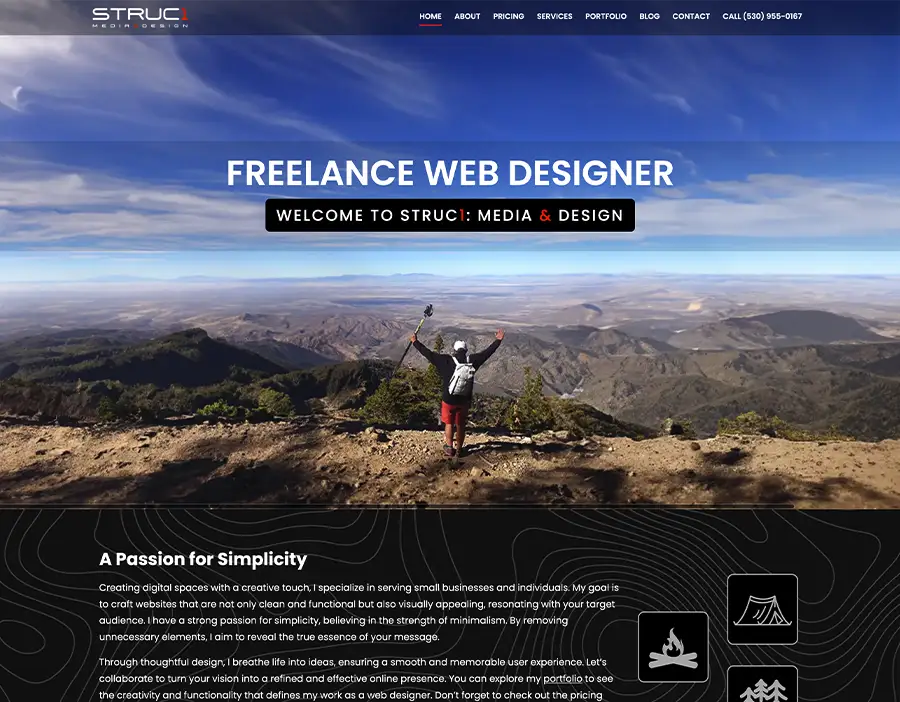 Struc1.com - Freelance Web Designer in Nevada County CA