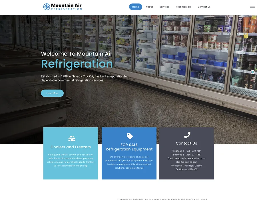 Mountanin Air Refrigeration